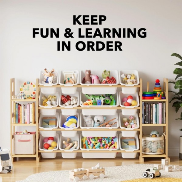 Toy Organizers Storage Bookshelf