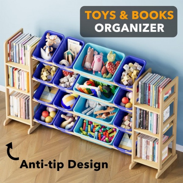 Toy Organizers Storage Bookshelf 2