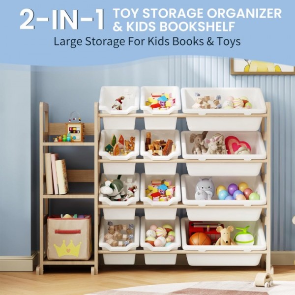 Toy Organizers Storage Bookshelf 3